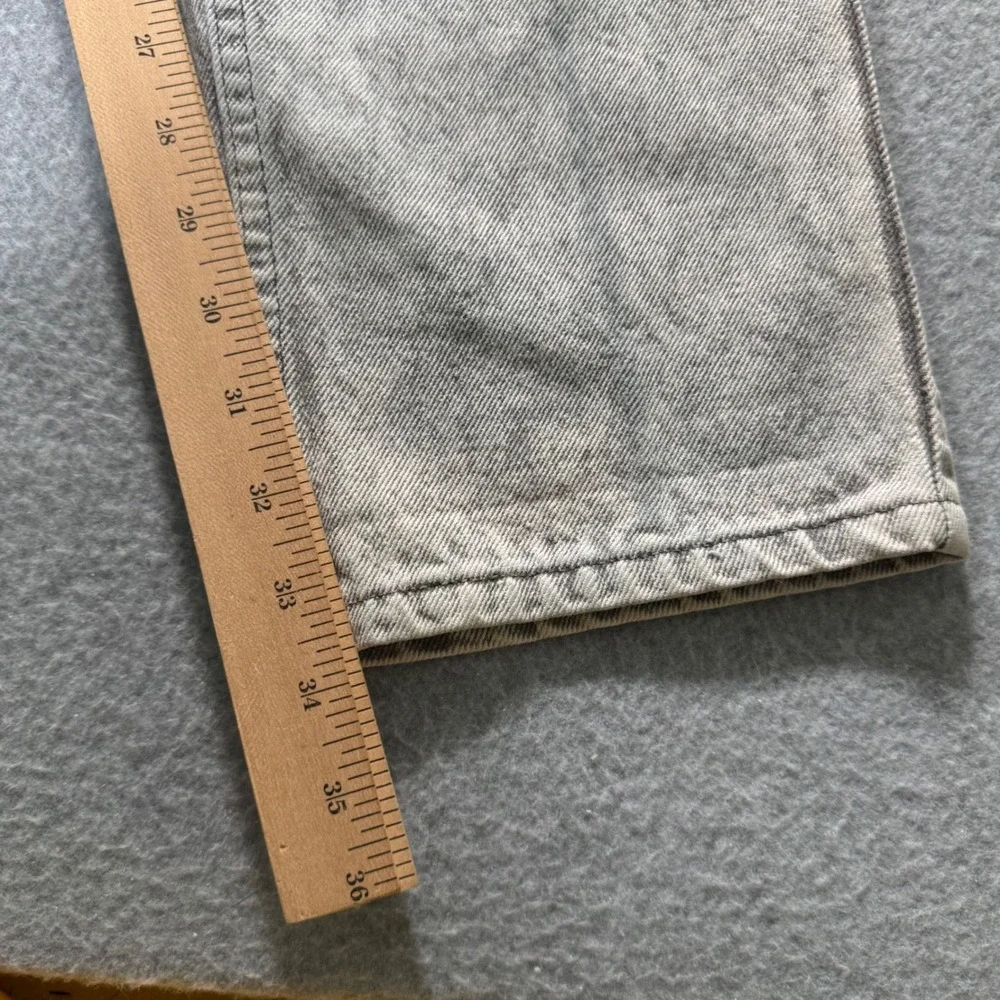 Levi 506 Jeans Mens 30x34 Gray Acid Wash Straight Leg Vintage Made USA 506-0261
